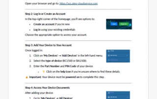ATEQ MyCloud-how to access documents on my devices