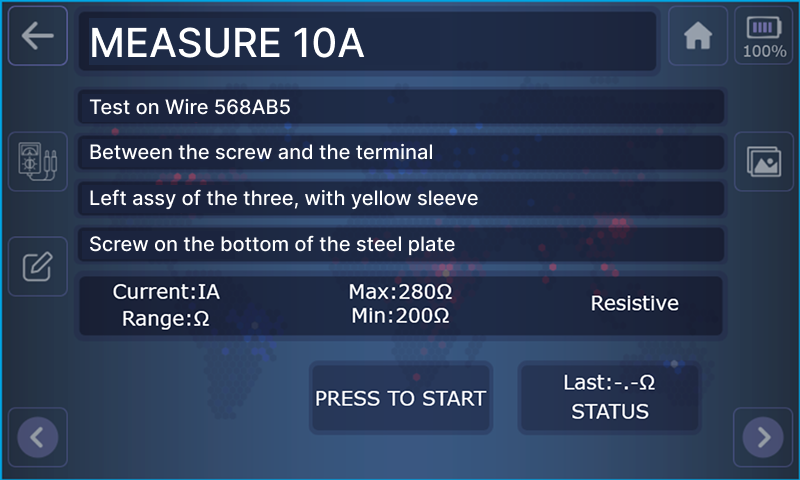 Leak Test Cycle View